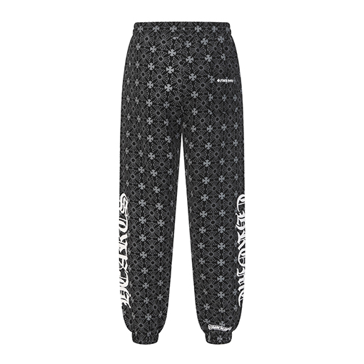 クロムハーツ 全体にさりげなくサンスクリット文字をプリントしたカジュアルパンツ