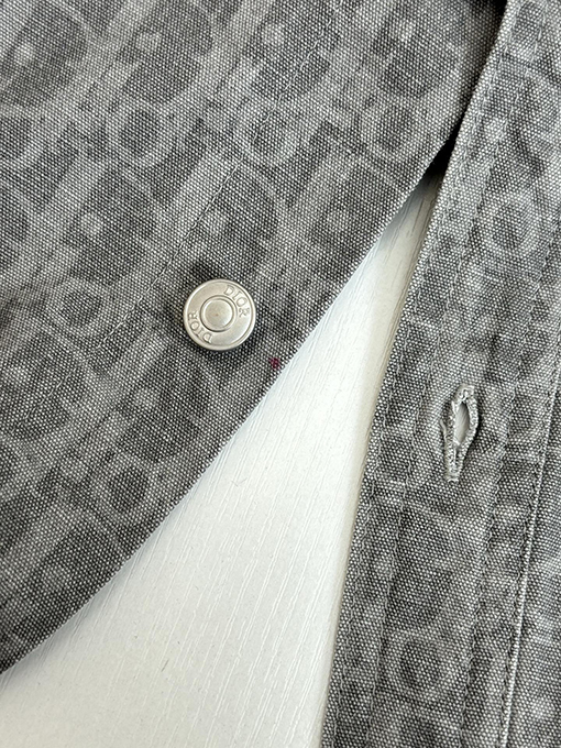 ディオール Oblique 全面ジャカードデニムの長袖シャツ