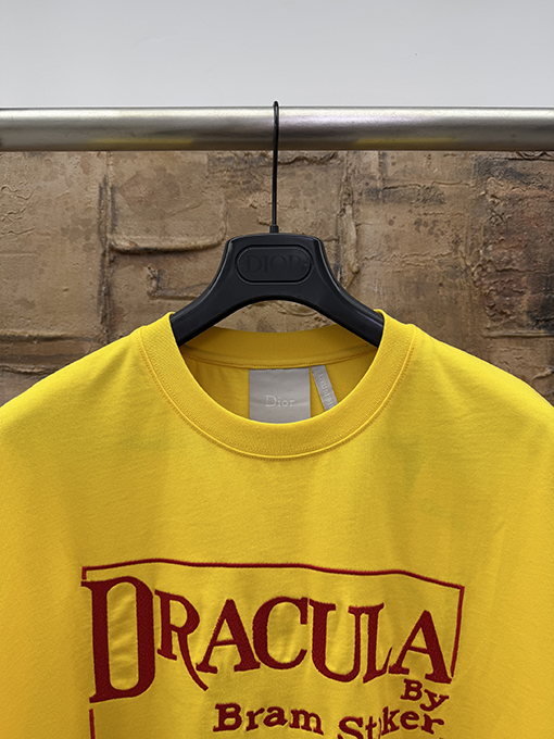 ディオールスーパーコピー DIOR 刺繍ロゴ半袖Tシャツ