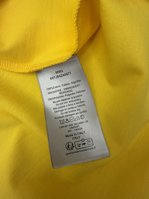 ディオールスーパーコピー DIOR 刺繍ロゴ半袖Tシャツ