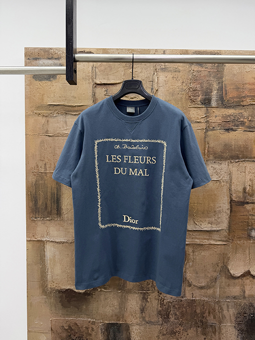 ディオール DIOR 新モデル刺繍ロゴ半袖Tシャツ