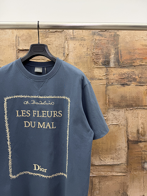 ディオール DIOR 新モデル刺繍ロゴ半袖Tシャツ