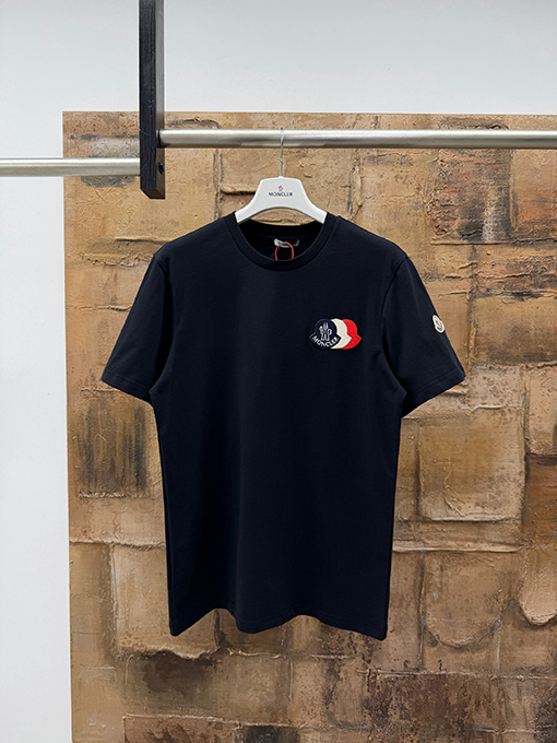 モンクレール ロゴクルーネック半袖Tシャツ