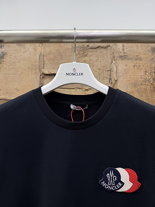 モンクレール ロゴクルーネック半袖Tシャツ