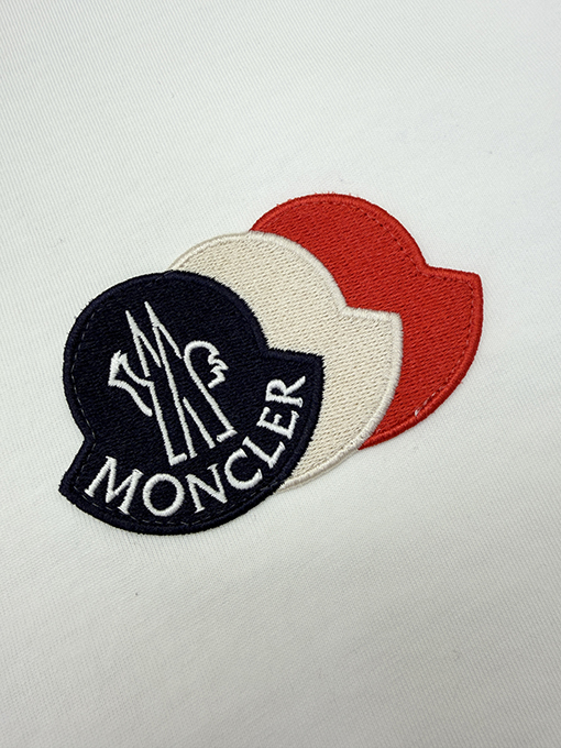 モンクレール ロゴクルーネック半袖Tシャツ