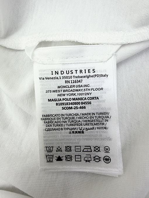 モンクレール ロゴクルーネック半袖Tシャツ