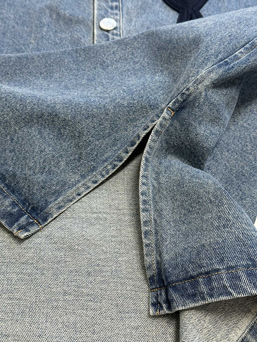 アミ ニットハートデニムジャケット