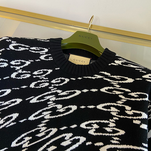 グッチスーパーコピー 新しいウェーブGGコットンニットセーター
