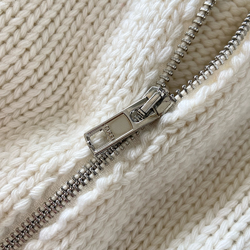 グッチスーパーコピー 装飾リボン付きウールニットカーディガン