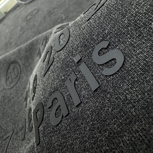 マルタンマルジェラ Maison Margiela MM6 デジタルクロスプリント 厚パックウォッシュクルーネックスウェットシャツ