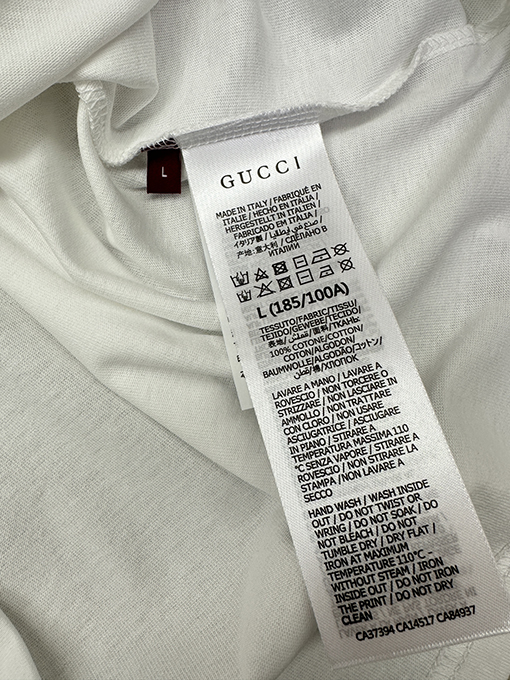 グッチコピー 刺繍プリント半袖Tシャツ