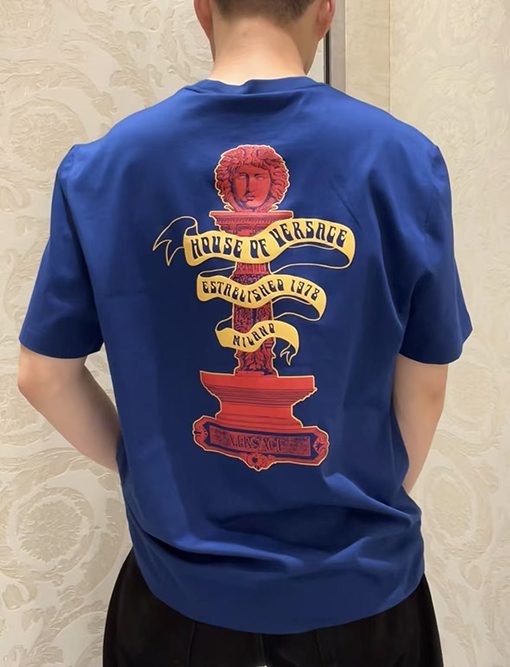 ヴェルサーチ プリント半袖Tシャツ