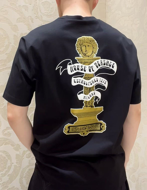 ヴェルサーチ プリント半袖Tシャツ