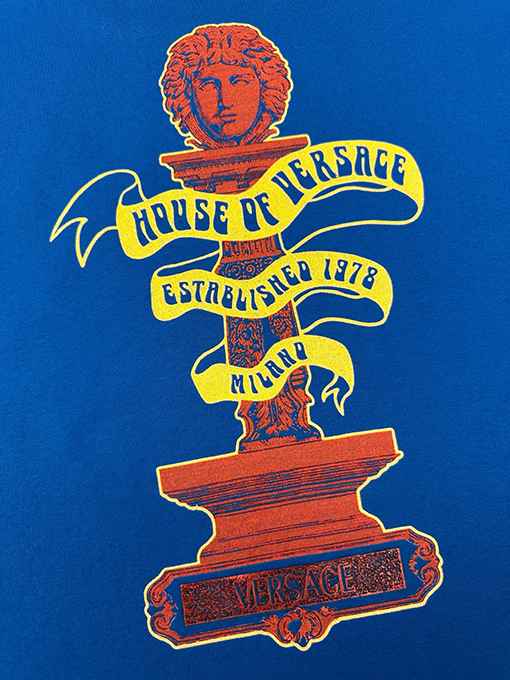 ヴェルサーチ プリント半袖Tシャツ