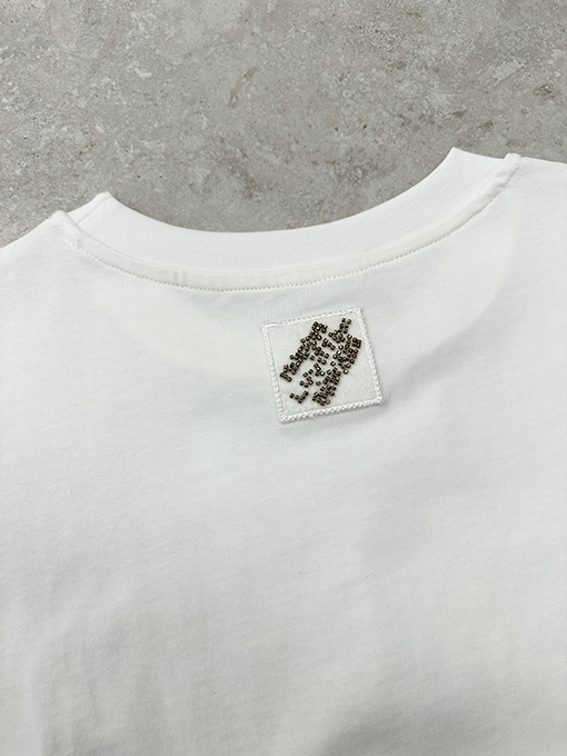 ルイヴィトン スパンコール刺繍半袖Tシャツ