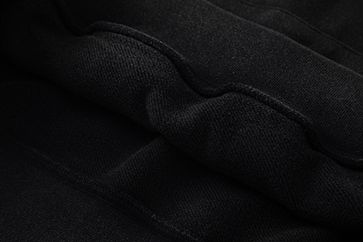 オフホワイト 新しいポートレートウォッシュのダメージフード付きスウェットシャツ