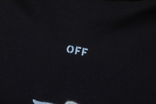 オフホワイト 新しいゆったりとしたフード付きスウェットシャツ