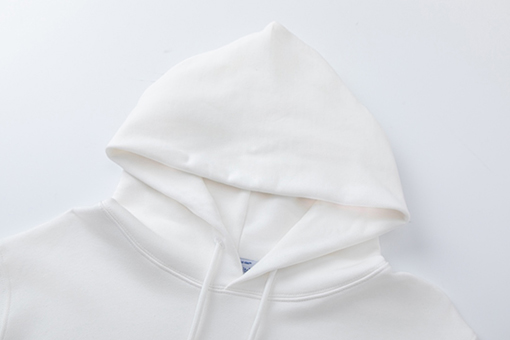 オフホワイト エンジェルエルダー ルーズフード付きスウェットシャツ