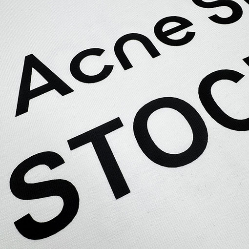 アクネストゥディオズ Acne Studios デジタルレーザーマーキング文字ロゴ長袖シャツ