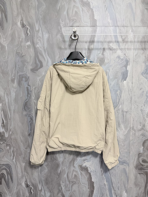 ルイヴィトン 両面リバーシブル防風フード付きジャケット