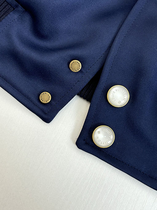 ルイヴィトンスーパーコピー 刺繍入り中綿ジャケットベースボールジャケット