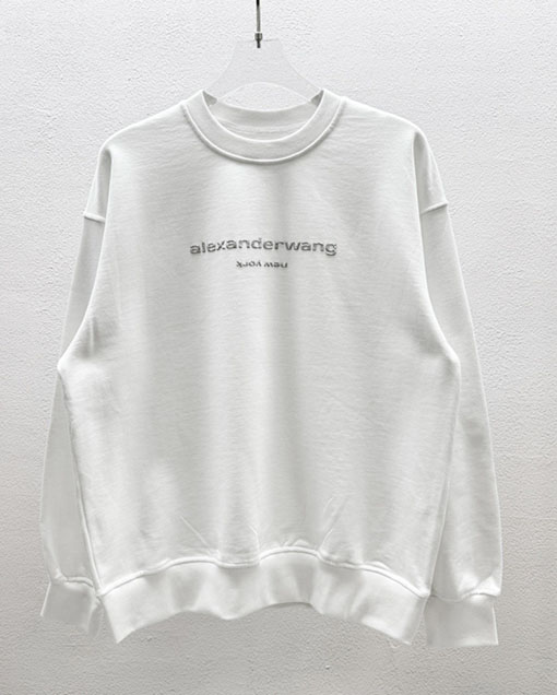 アレキサンダーワン Alexander Wang バブルウォッシュクルーネックスウェットシャツ