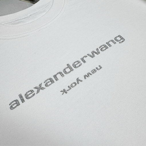 アレキサンダーワン Alexander Wang バブルウォッシュクルーネックスウェットシャツ