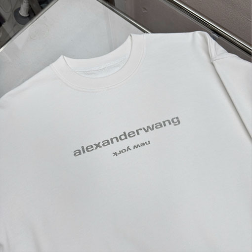 アレキサンダーワン Alexander Wang バブルウォッシュクルーネックスウェットシャツ