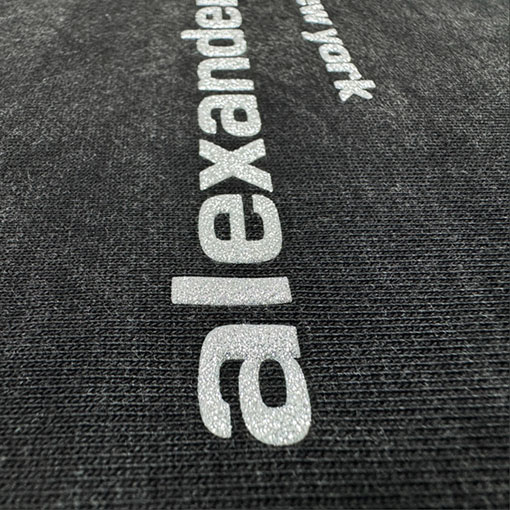 アレキサンダーワン Alexander Wang 新モデルバブルウォッシュのダメージクルーネックスウェットシャツ