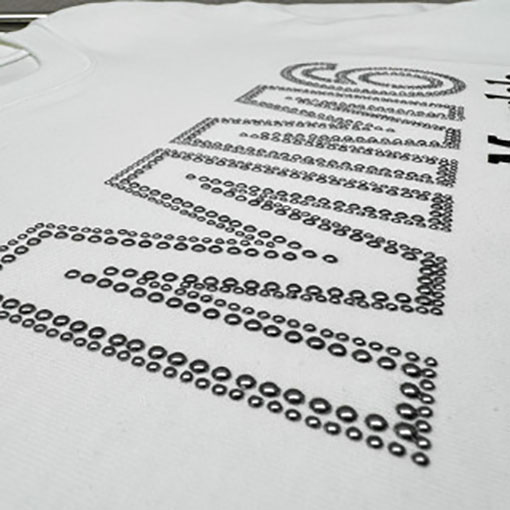 マルタンマルジェラ Maison Margiela MM6 ラインストーンレタークルーネックスウェットシャツ