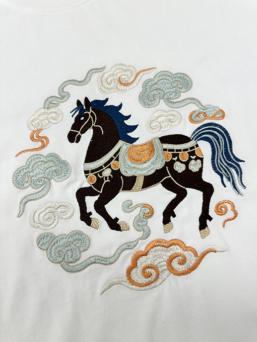 ディオール 馬年の刺繍半袖Tシャツ