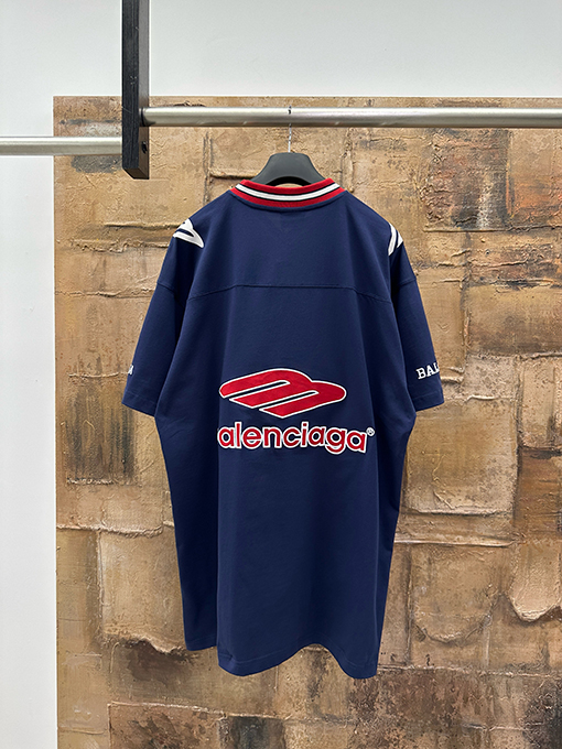 バレンシアガスーパーコピー Balenciaga アメリカンフットボール半袖Tシャツ