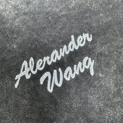 アレキサンダーワン alexanderwang 上海スカイラインクリスタルラインストーン半袖Tシャツ