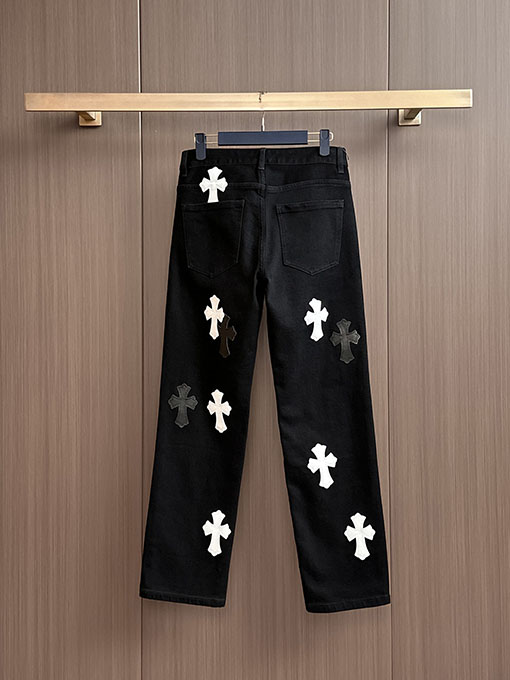 クロムハーツ パッチワークウォッシュジーンズ
