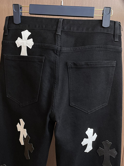 クロムハーツ パッチワークウォッシュジーンズ
