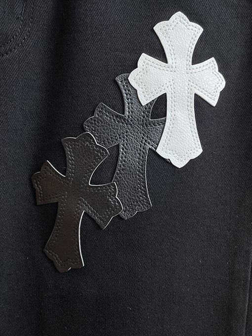 クロムハーツ パッチワークウォッシュジーンズ