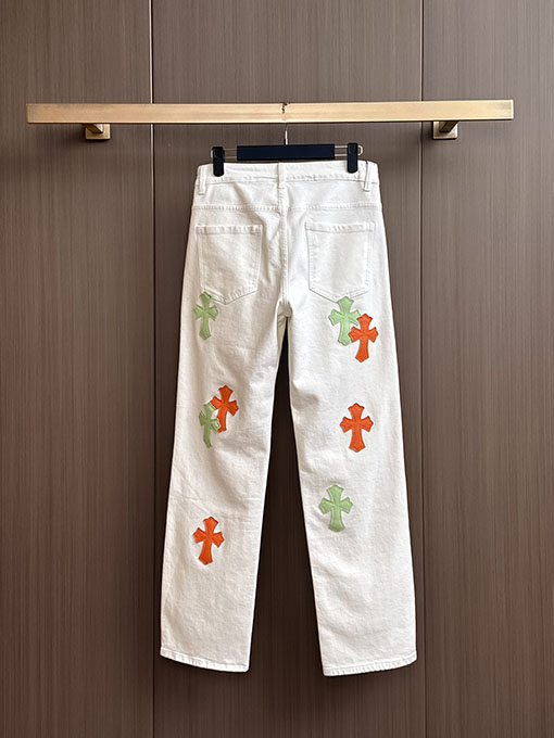 クロムハーツスーパーコピー クラシックパッチワークウォッシュジーンズ