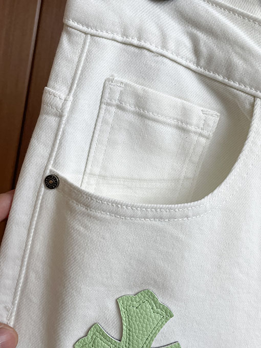 クロムハーツスーパーコピー クラシックパッチワークウォッシュジーンズ