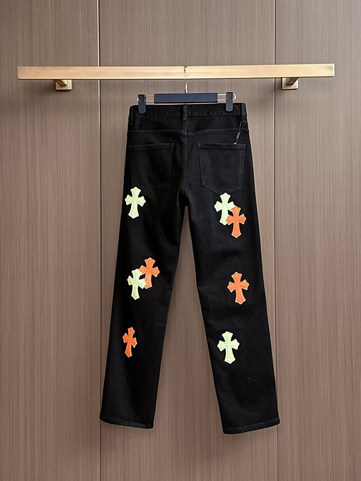 クロムハーツスーパーコピー クラシックパッチワークウォッシュジーンズ