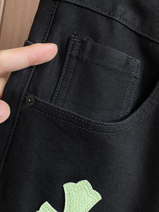 クロムハーツスーパーコピー クラシックパッチワークウォッシュジーンズ