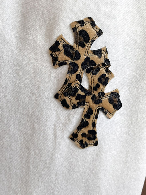 クロムハーツ 秋冬コレクション アップリケショーケース ウォッシュドデニムジーンズ