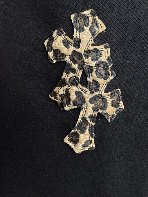 クロムハーツ 秋冬コレクション アップリケショーケース ウォッシュドデニムジーンズ