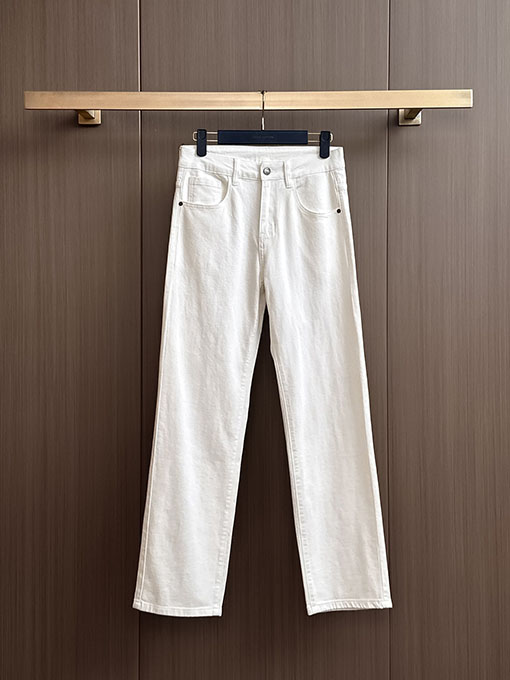 クロムハーツ ズボンの後ろパッチワークウォッシュジーンズ