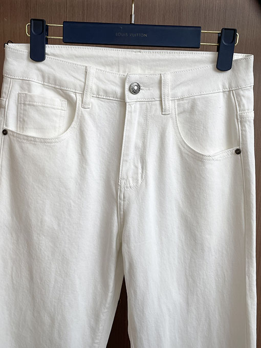 クロムハーツ ズボンの後ろパッチワークウォッシュジーンズ