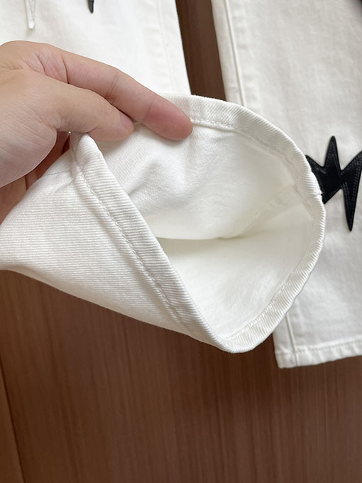 クロムハーツ 新しいヘビーウェイトパッチワークウォッシュデニムジーンズ