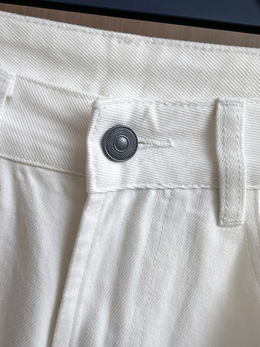 クロムハーツコピー ブルーのパッチワーク刺繍りウォッシュデニムジーンズ