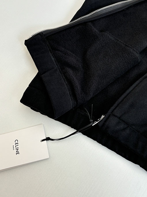 セリーヌ コットン製凱旋門刺繍りベースボールジャケット