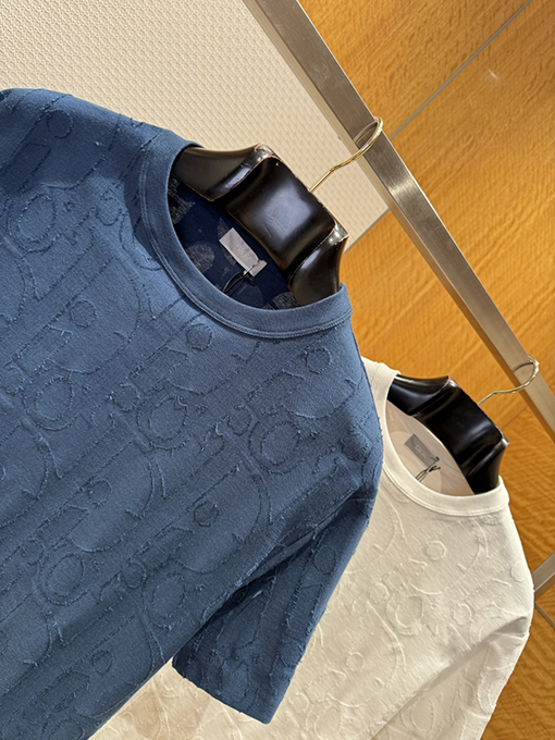 ディオール Oblique ジャカードクルーネック半袖Tシャツ