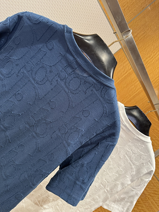 ディオール Oblique ジャカードクルーネック半袖Tシャツ