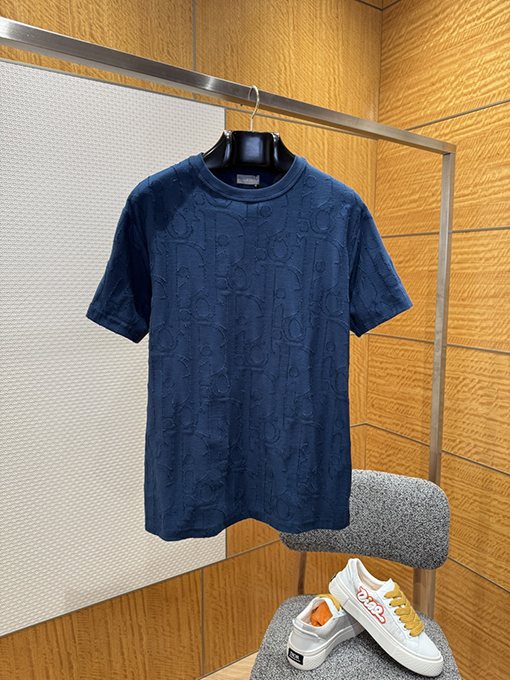 ディオール Oblique ジャカードクルーネック半袖Tシャツ